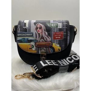 New york walk Nicole Lee Saddle crossbody …